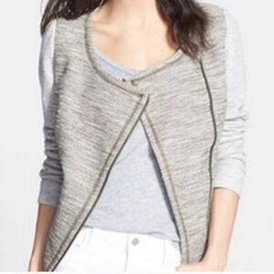 Hinge from Nordstrom Tweed Moto Jacket SZ 1